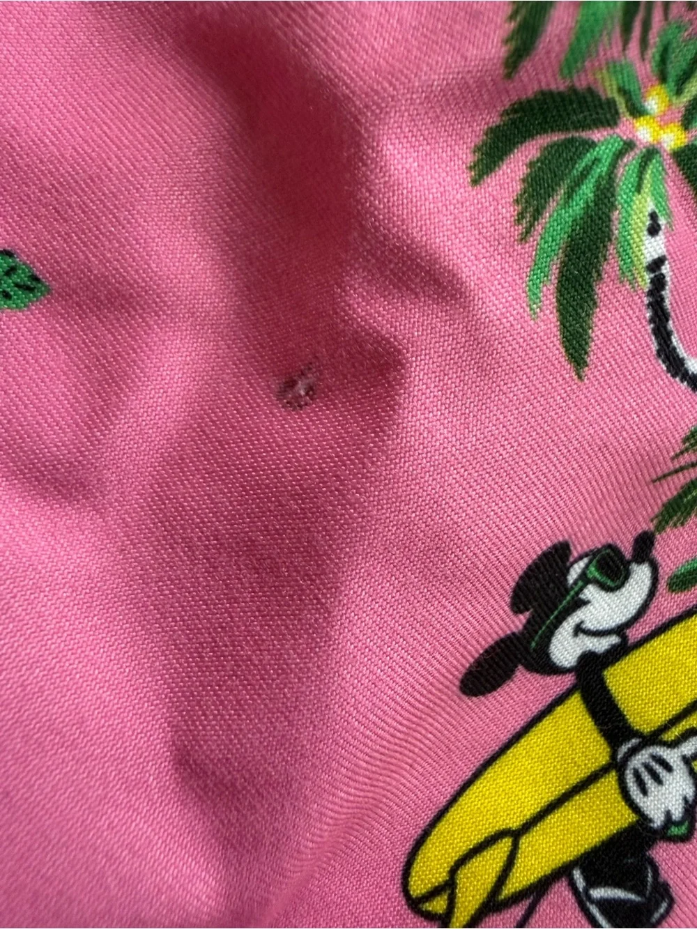 Janie and Jack Pink Mickey Mouse Surfing Swim Trunks